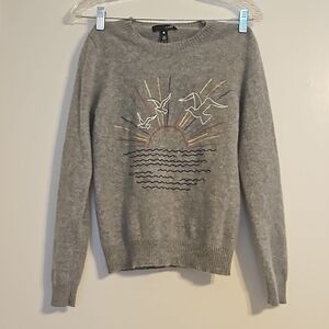 Aqua Cashmere Sweater